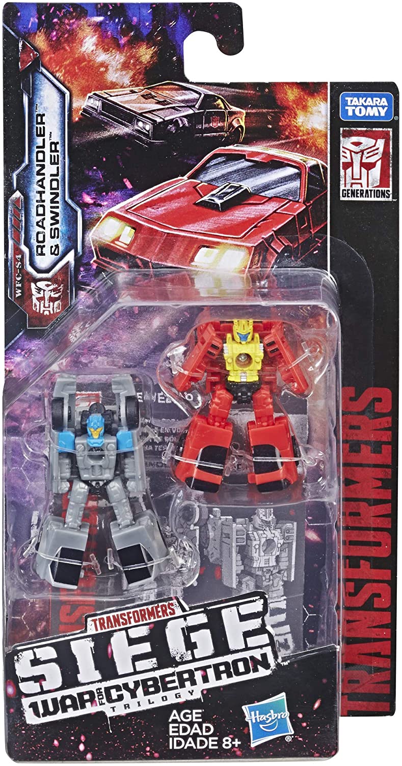 Transformers E3557 Generations War for Cybertron: Siege Micromaster Wfc-S4 Autobot Race Car Patrol 2er-Pack Actionfiguren-Spielzeug