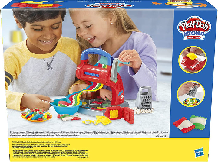 Play-Doh Kitchen Creations - Juego de fiesta de fideos para niños de 3 años en adelante con 5 colores no tóxicos