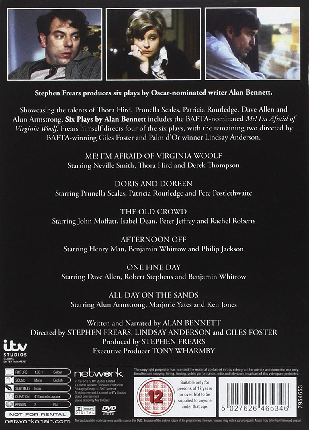 Six Plays By Alan Bennett: The Complete Series - Drama [DVD]