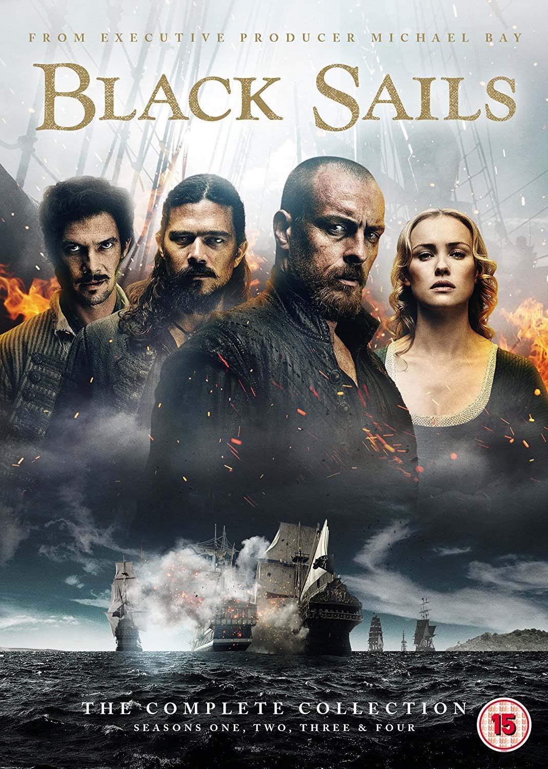 Black Sails: Die komplette Sammlung (Staffeln 1–4) – Abenteuer [DVD]