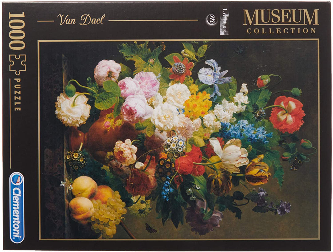 Clementoni 31415 Museum Collection puzzle pour adultes et enfants Van Deal Bol de Fleurs - 1000 Pièces