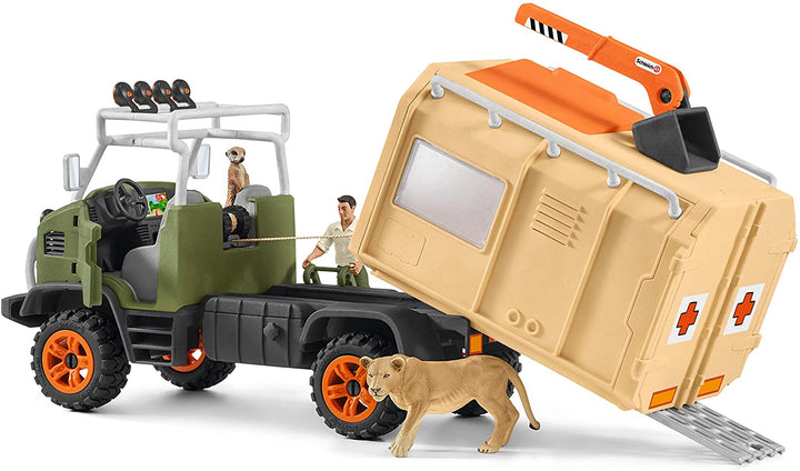 Schleich 42475 Animal Rescue Grand Camion Wild Life