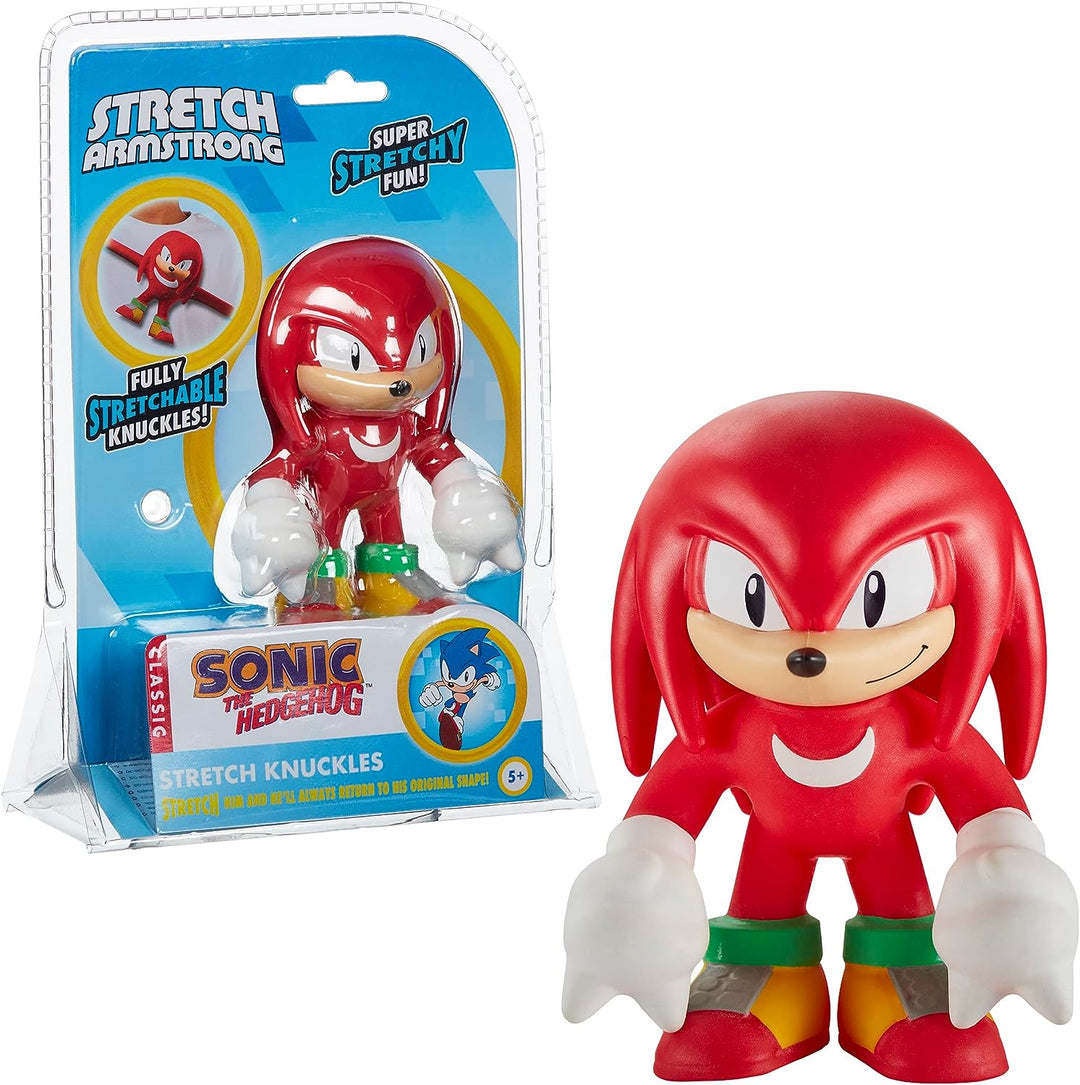 Character Options ltd 07938 Stretch Sonic Knuckles Toy. Amazing Stretchy Fun