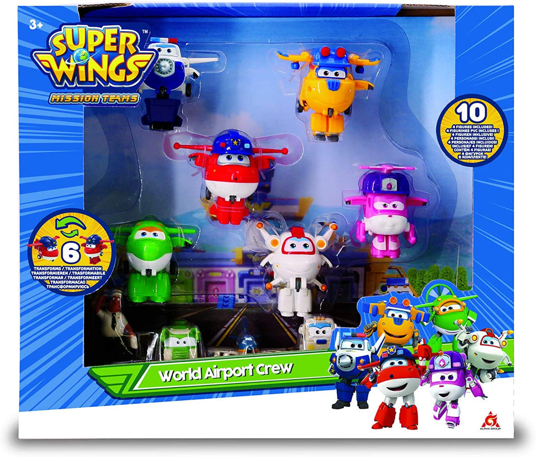 Super Wings Transform-a-Bots World Airport Series 3