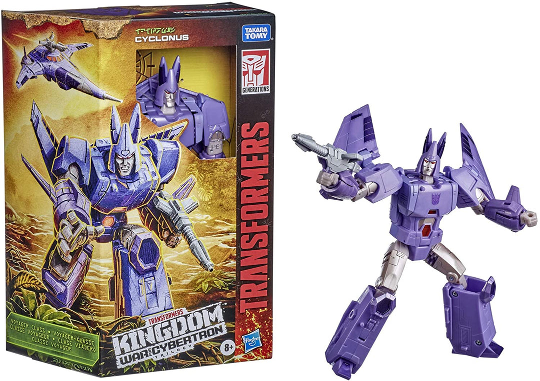 Transformers Generations War for Cybertron : Kingdom Voyager WFC-K9 Cyclonus Action Figure