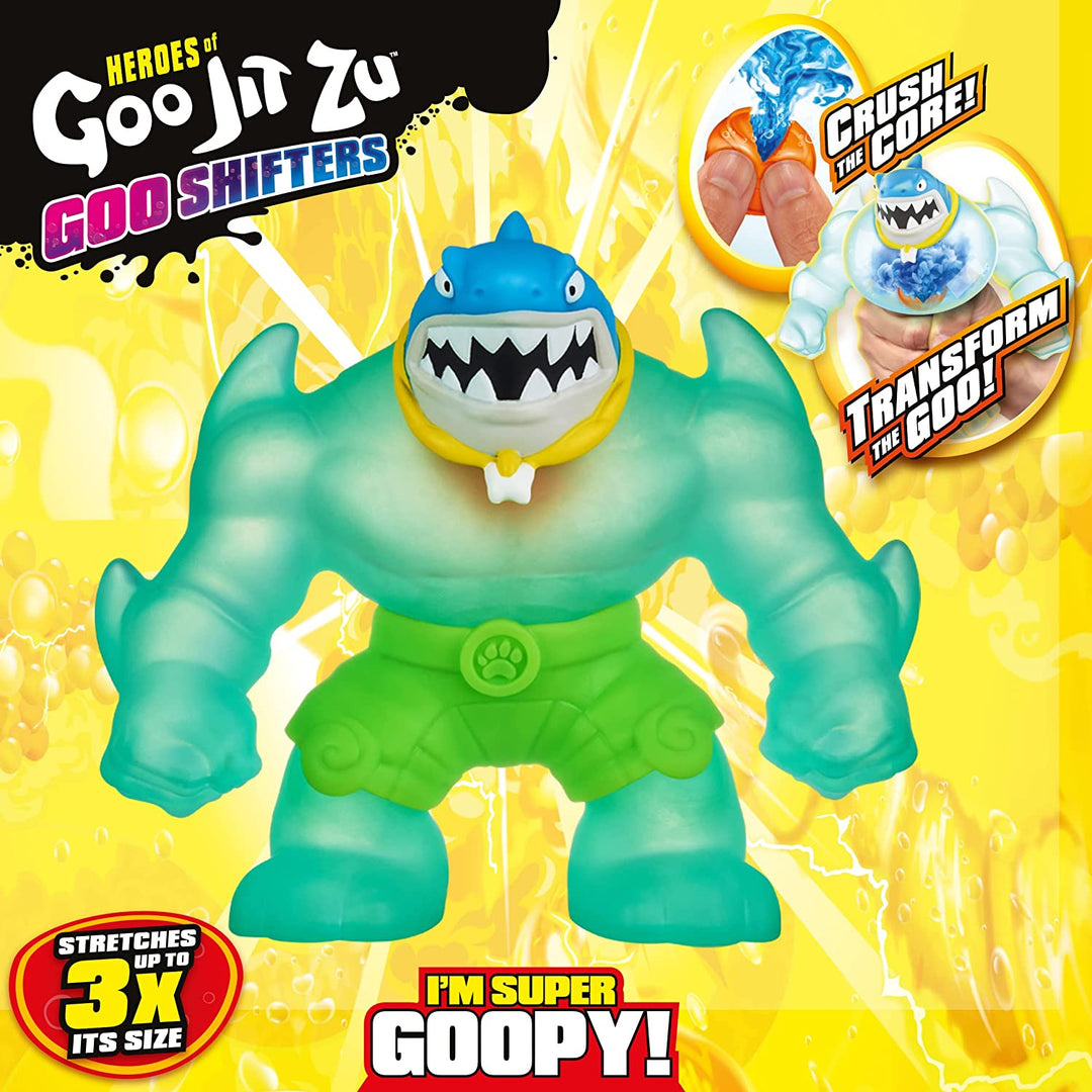 Heroes of Goo Jit Zu Goo Shifters Thrash Hero Pack. Super Stretchy, Super Squish