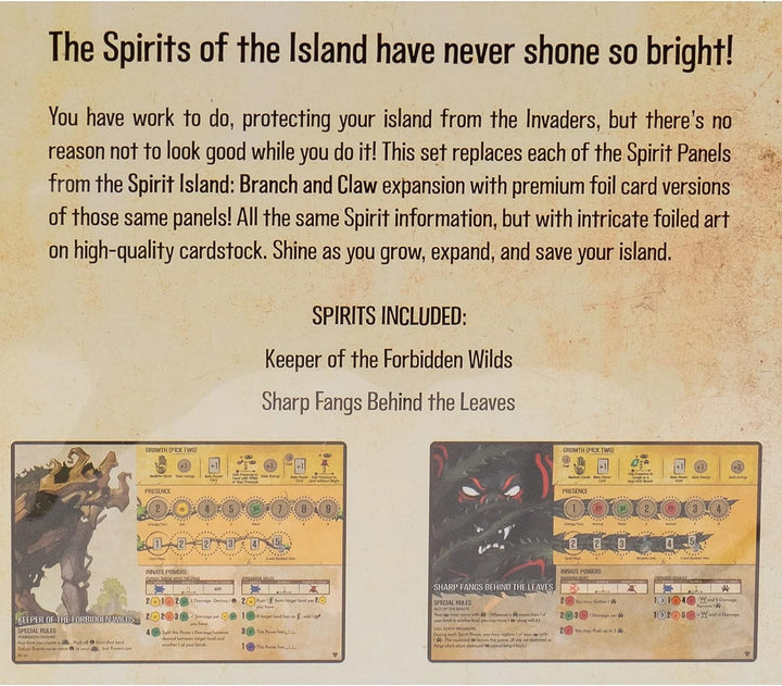 Branch &amp; Claw – Folienplatten: Spirit Island