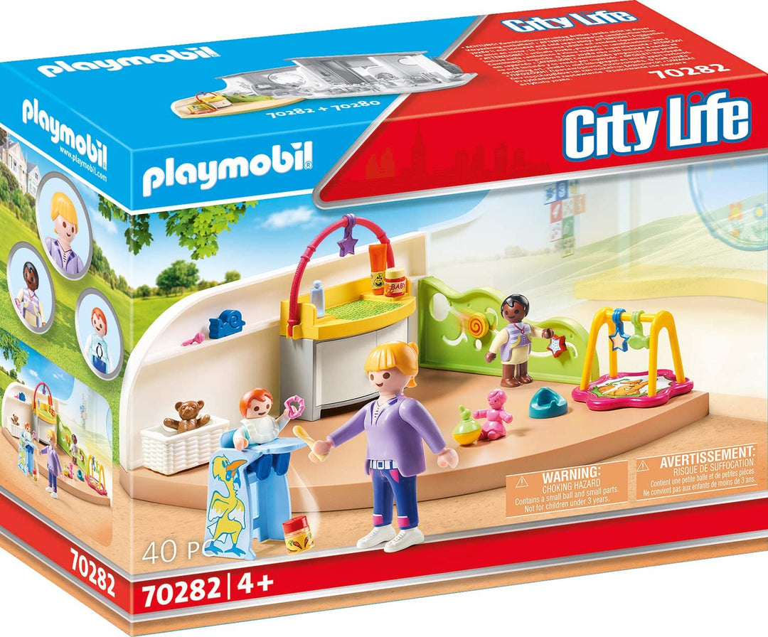 Playmobil 70282 City Life Toddler Room for Children Ages 4+