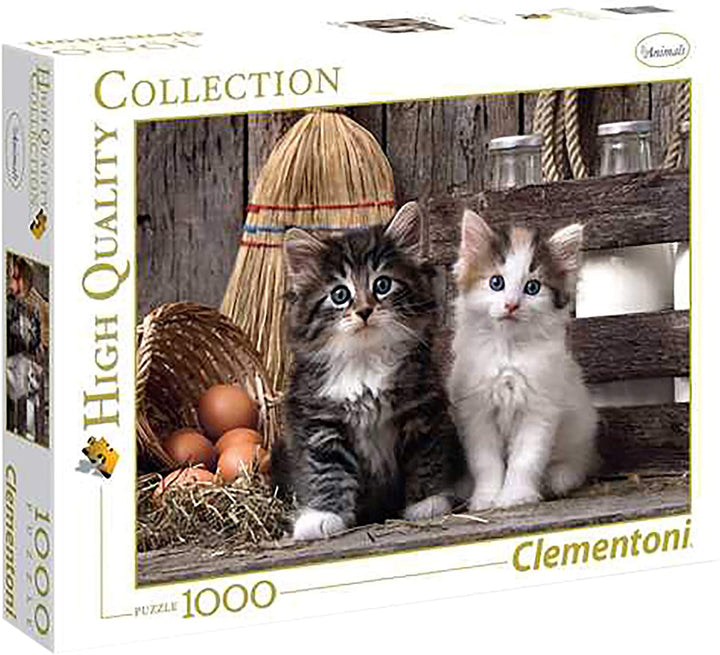 Clementoni – 39340 – Sammelpuzzle für Kinder und Erwachsene – Schöne Kätzchen – 1000 Teile