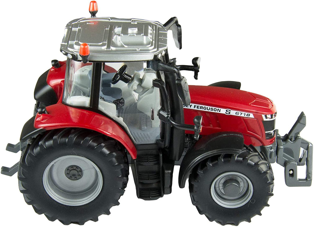 Britains 1:32 Massey Ferguson 6718 S Tracteur Jouet, Jeu de ferme à collectionner Jouet