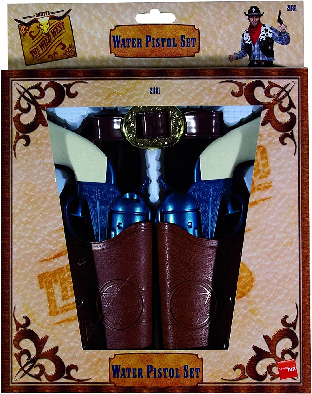 Smiffy's Western Water Pistol Set in Holsters