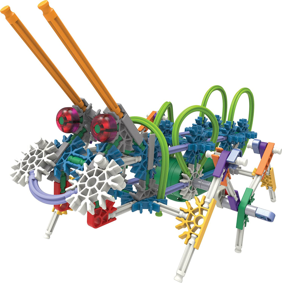 K'NEX 23012 Imagine Power and Play motorisiertes Bauset, Lernspielzeug für Kinder, 529-teiliges Stiel-Lernset, Technik für Kinder, lustiges und farbenfrohes Bauspielzeug für Kinder ab 7 Jahren