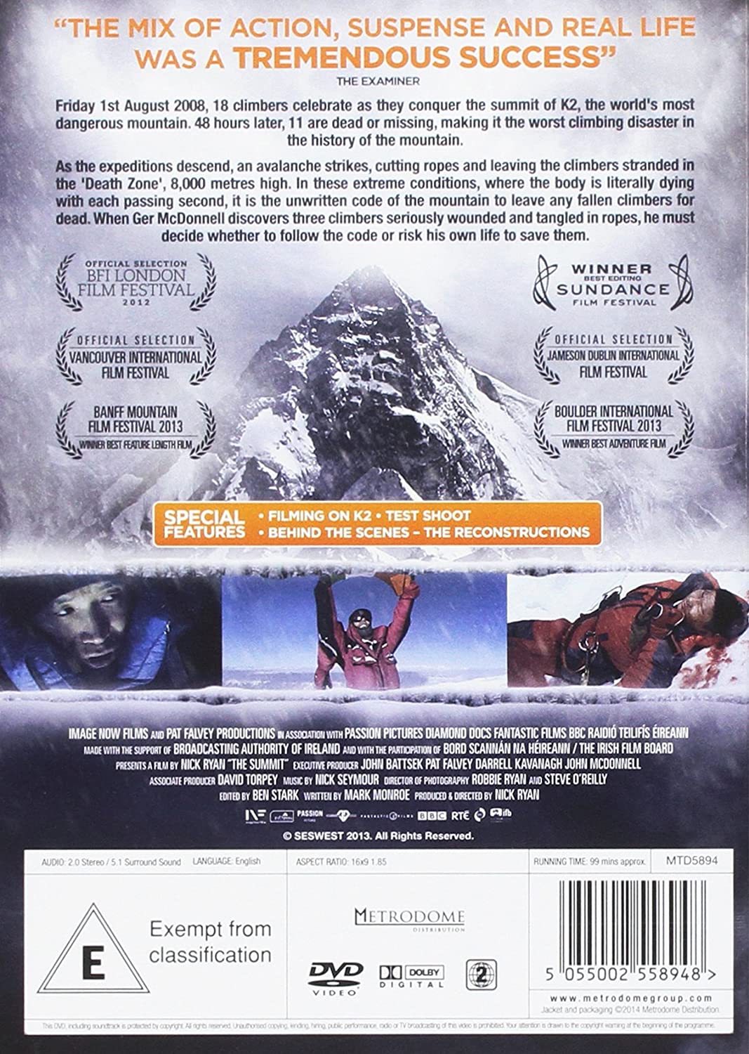 The Summit [2017] – Dokumentarfilm/Thriller [DVD]