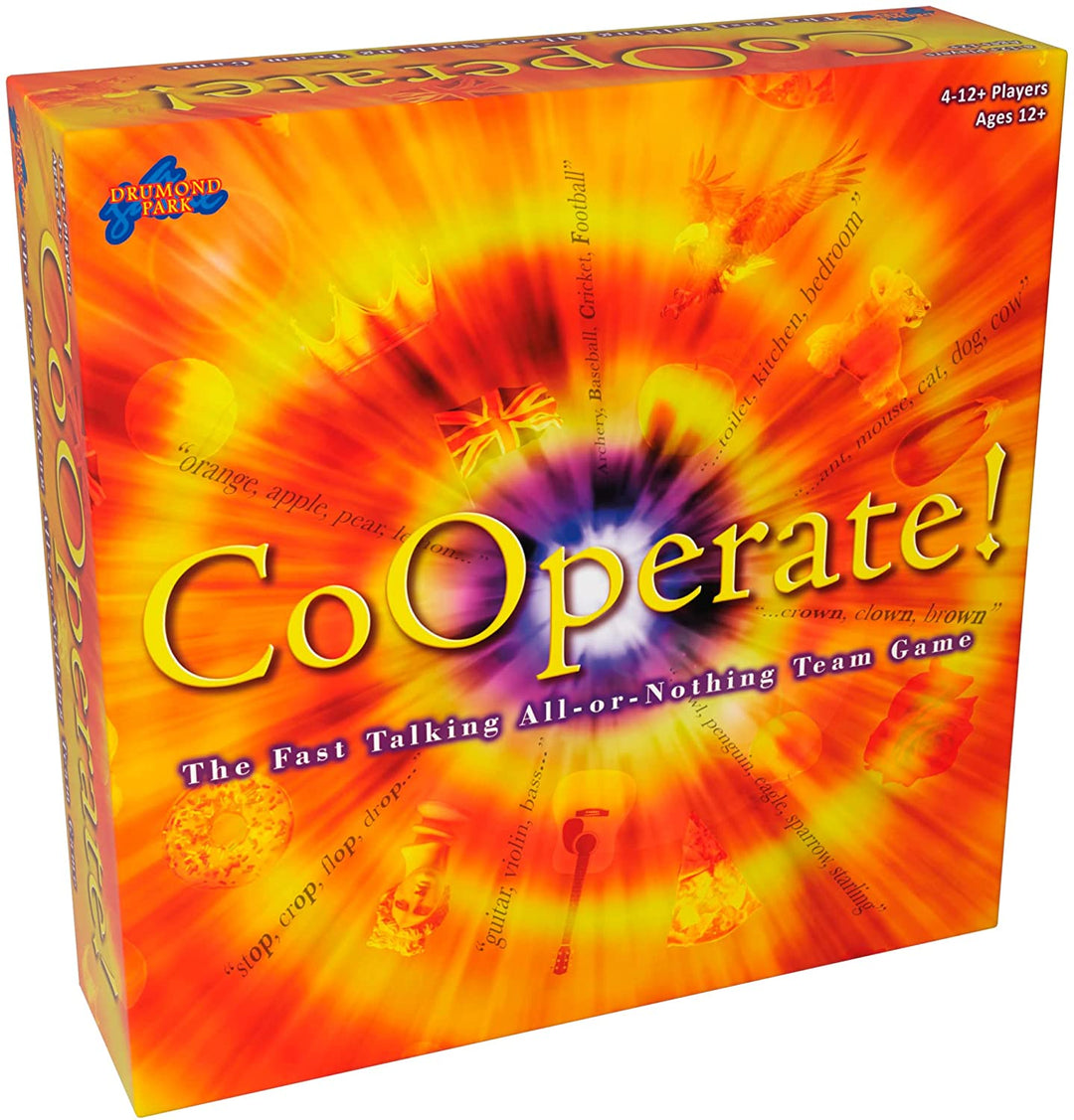 Drumond Park CoOperate! Board Game, Board Games for Families and Teenagers, Fast Talking Board Game, Family Board Games for Adults suitable From 12+ Years