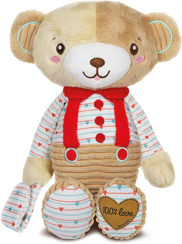 Clementoni 17418 Osito Bob The Bear Plush Toy for Babies, Ages 0 Months Plus, Mu