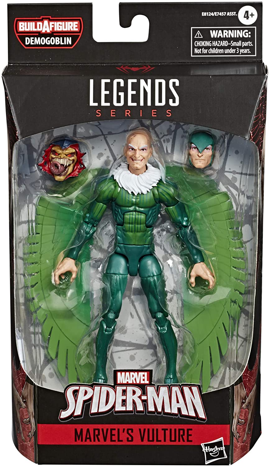 Hasbro Marvel Spider-Man Legends Series 15-cm Collectible Action Figure Marvel’s Vulture Toy, With Build-A-Figure Piece and Accessory
