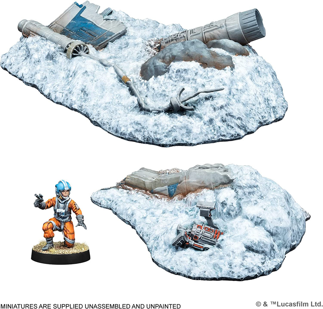 Star Wars: Legion – Crashed X-Wing Battlefield-Erweiterung 