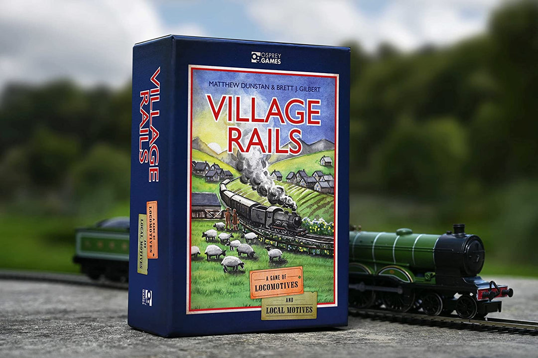 Osprey Games Village Rails: Ein Spiel mit Lokomotiven und lokalen Motiven