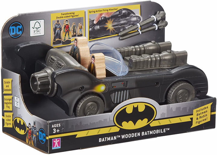 Charakteroptionen 07412 Batman-Batmobil aus Holz