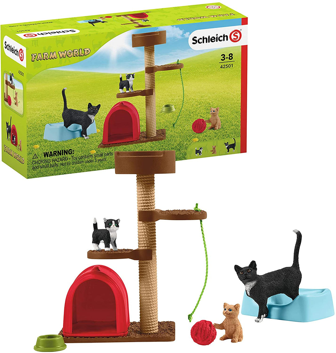 Schleich 42501 Playtime for Cute Cats Farm World