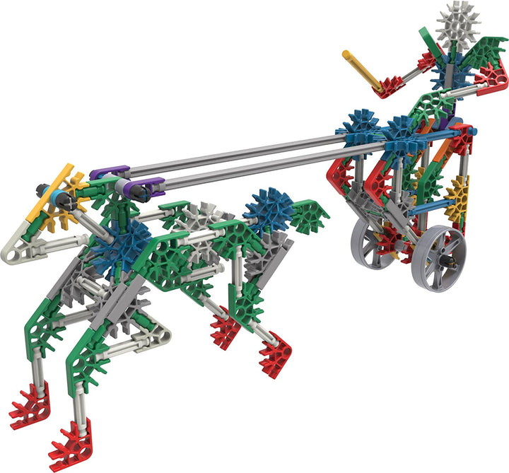 K'NEX 23012 Imagine Power and Play motorisiertes Bauset, Lernspielzeug für Kinder, 529-teiliges Stiel-Lernset, Technik für Kinder, lustiges und farbenfrohes Bauspielzeug für Kinder ab 7 Jahren