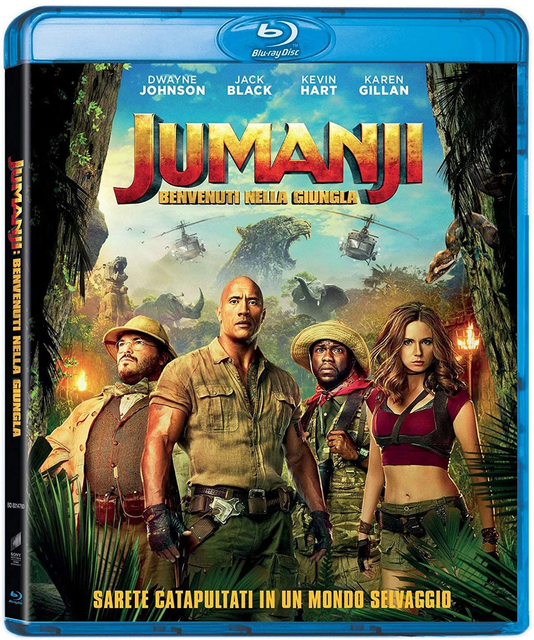 Jumanji: Welcome To The Jungle - Family/Fantasy [Blu-ray]