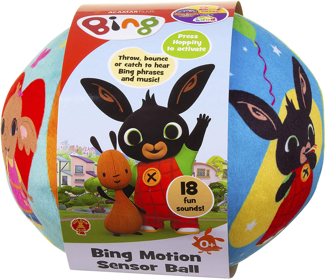 Pelota con sensor de movimiento Bing 3536 Fun Sounds con Sula, Hoppity, Pando, Flop y Amma