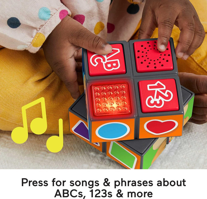 Fisher-Price Baby-Lernspielzeug mit Lichtern, Musik und feinmotorischen Aktivitäten, Laug