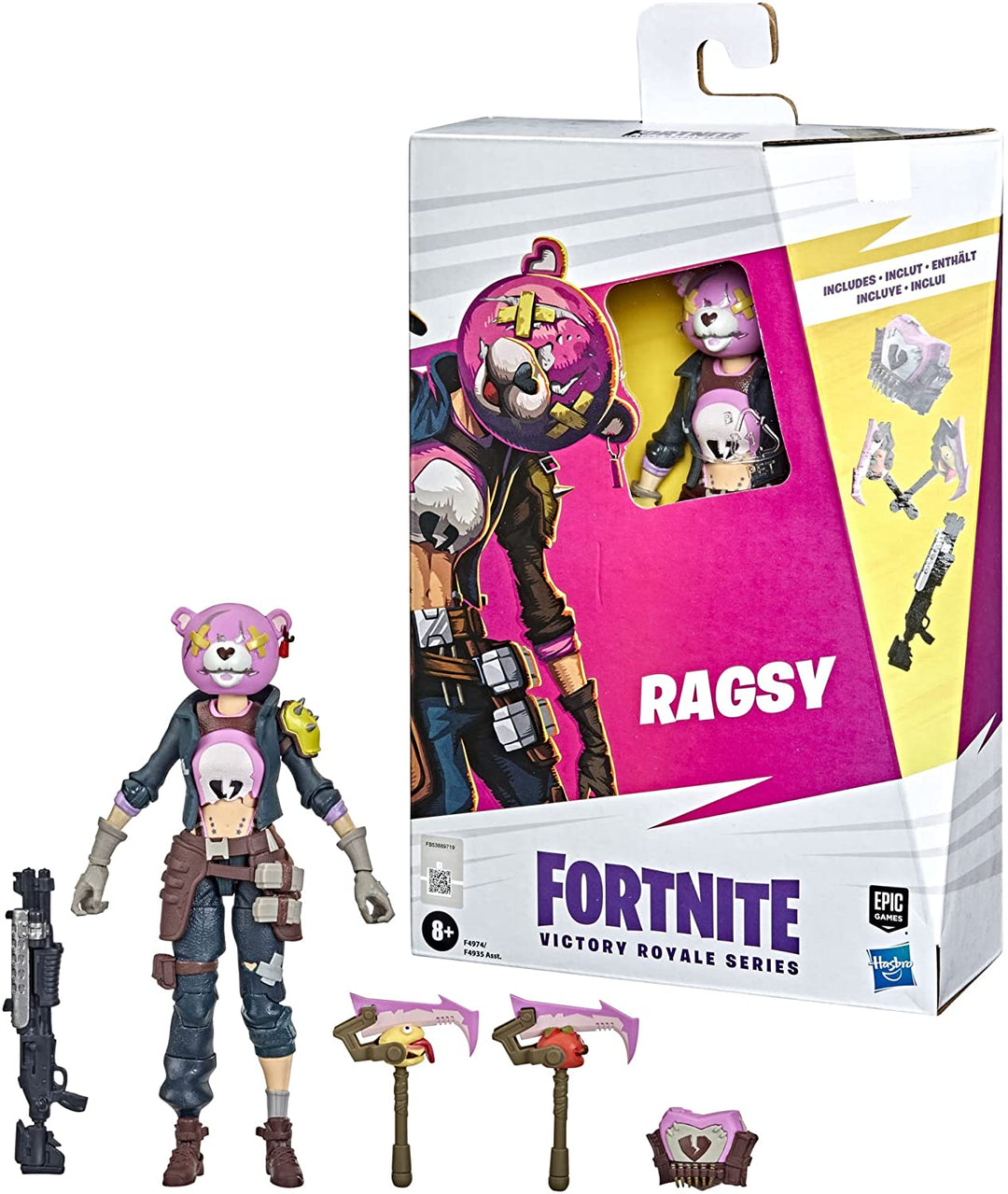 Hasbro Fortnite Victory Royale Series Ragsy Sammel-Actionfigur mit Zubehör