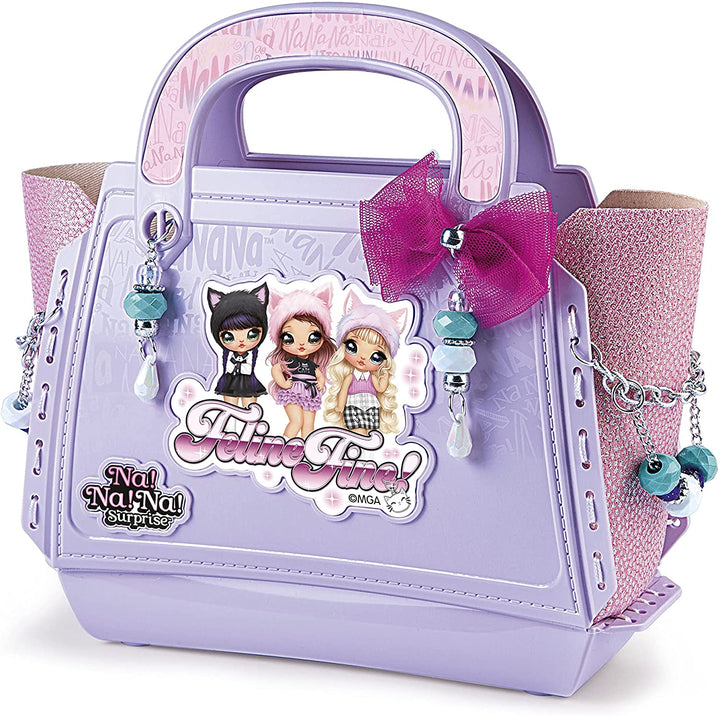Clementoni 18662 Na Surprise, Little Handbag with Jewellery Set-Kids' Craft Girl