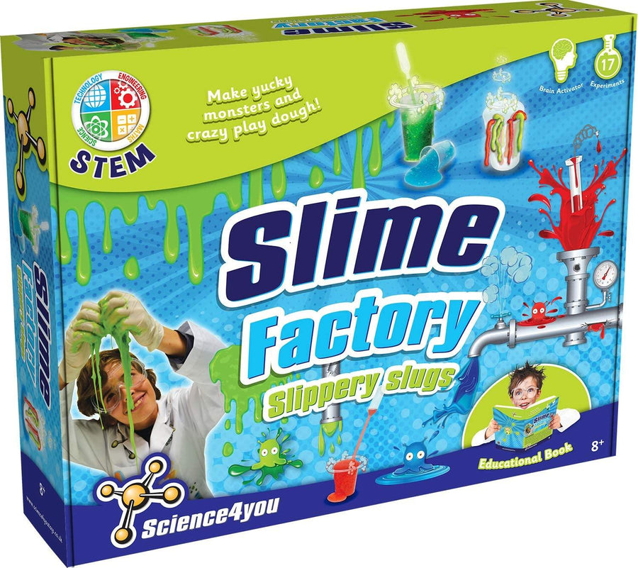 Science 4 You, Slime Factory Slippery Slugs Kit with Educational Stem Booklet - Yachew