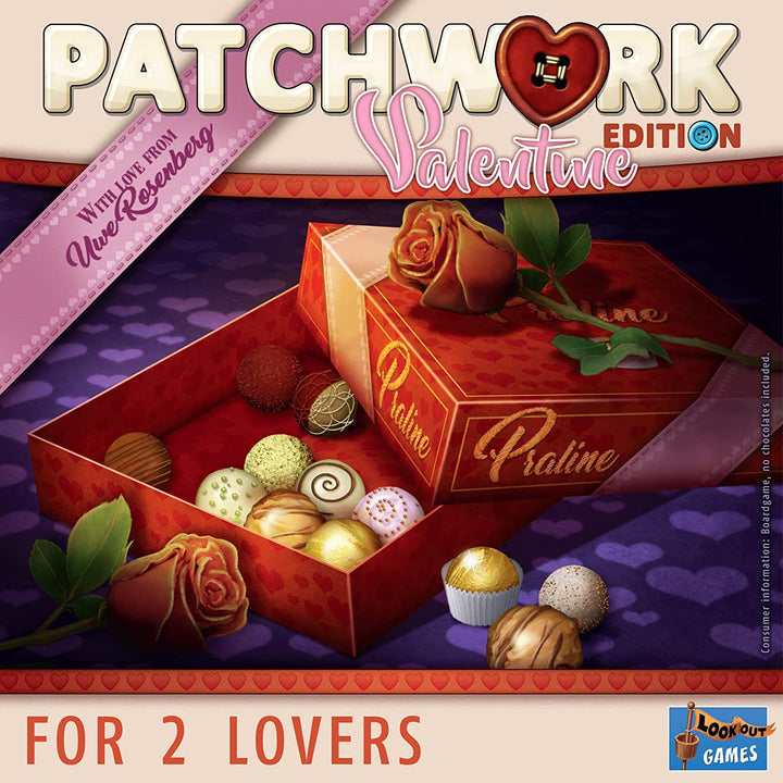 Lookout Spiele | Patchwork: Valentinstagausgabe | Brettspiel | Ab 8 Jahren