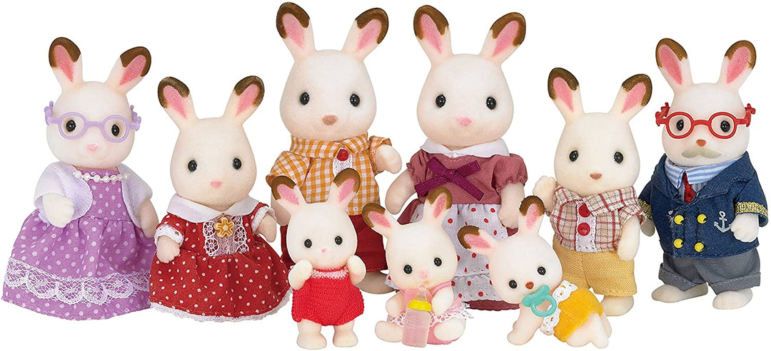 Familia de conejos de chocolate de Sylvanian Families