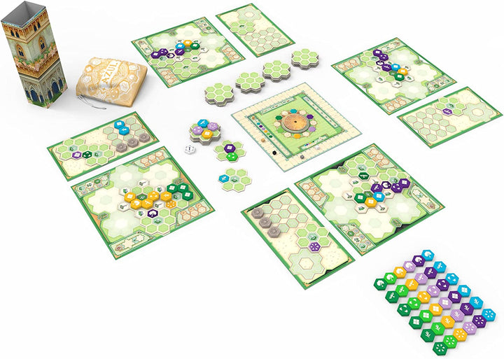 Plan B Games | Azul Queen's Garden | Board Game | Ages 8+ | 2 to 4 Players | 45 to 60 Minutes Playing Time