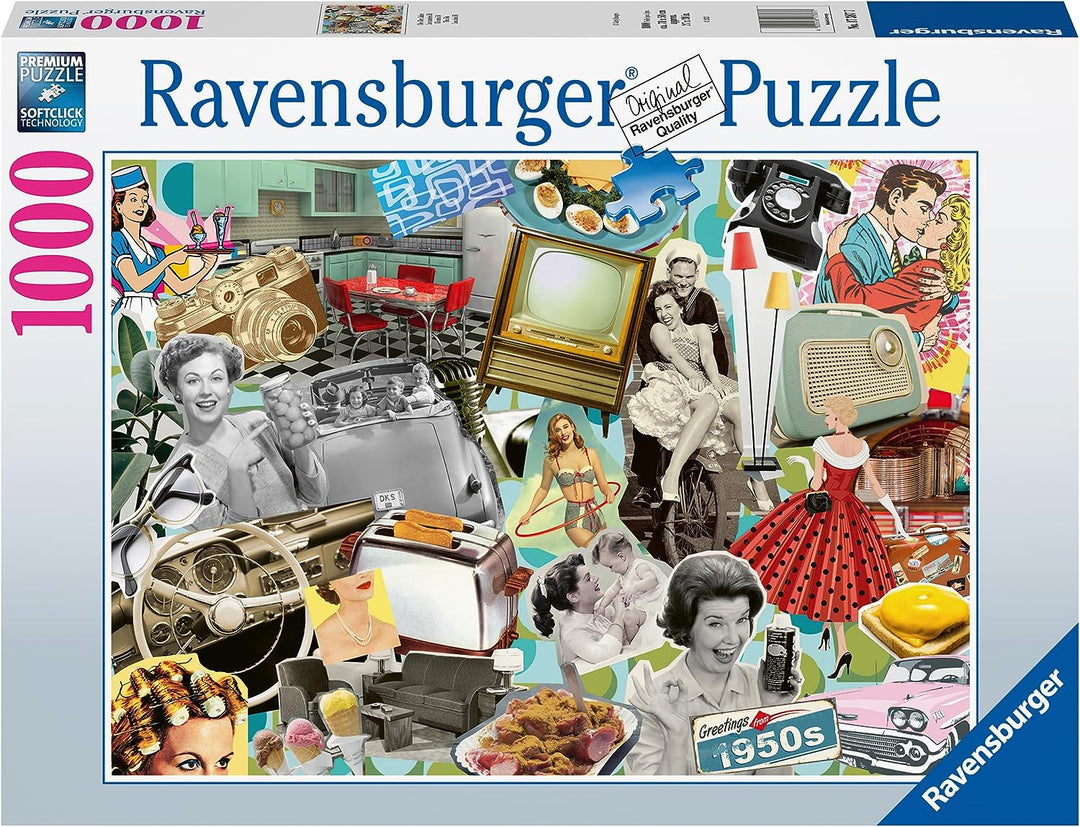 Ravensburger The 50s 1000-teiliges Puzzle für Erwachsene und Kinder ab 12 Jahren –