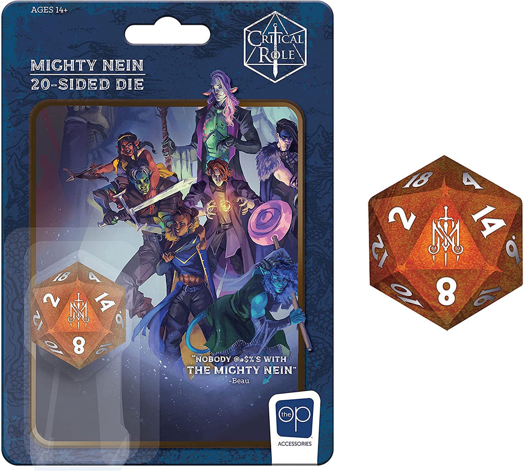 USAopoly Critical Role D20 Mighty Nein 20-seitiger Würfel