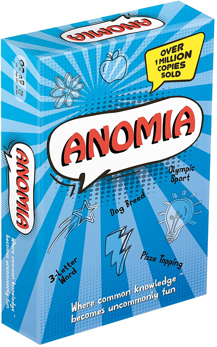 Coiledspring Games | Anomia Game | Card Game | Ages 10+ | 3-6 Players | 30 Minutes Playing Time