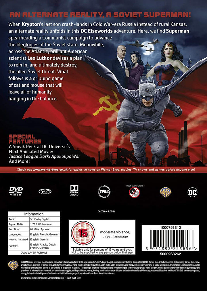 Superman: Red Son [2020] [2019] - Animation [DVD]