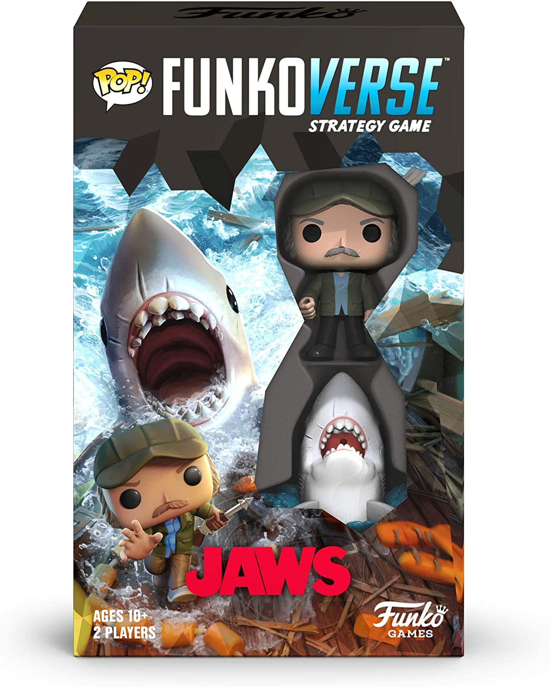 Funko 46069 POP Funkoverse: Jaws 100-Expandalone Strategie-Brettspiel, mehrfarbig