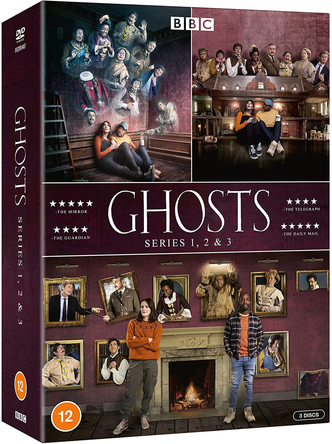 Ghosts – Serie 1-3 [2021] – Sitcom [DVD]