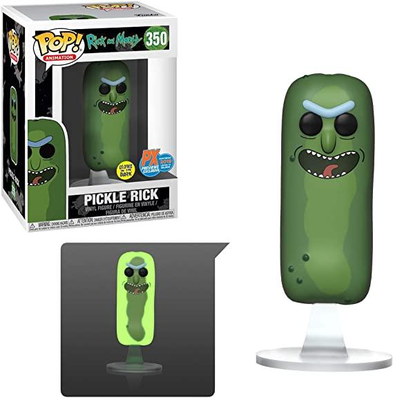Rick and Morty Pickle Rick (No Limbs) GiTD Exclusive Funko 40861 Pop! Vinile #350