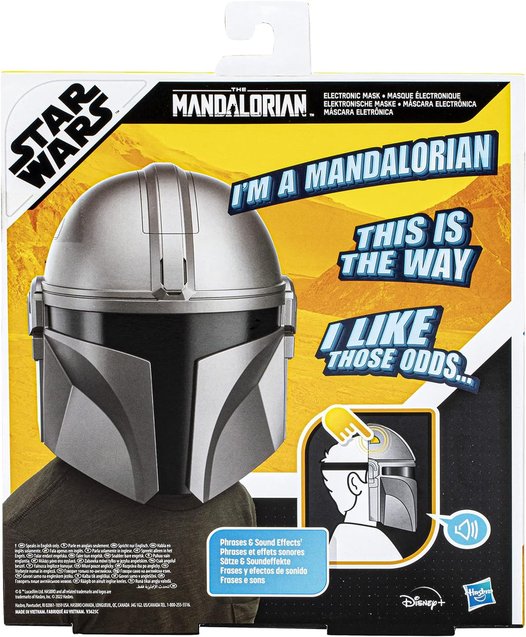 Star Wars Toys Die mandalorianische elektronische Maske, Rollenspielspielzeug für Kinder, Der Mandalor