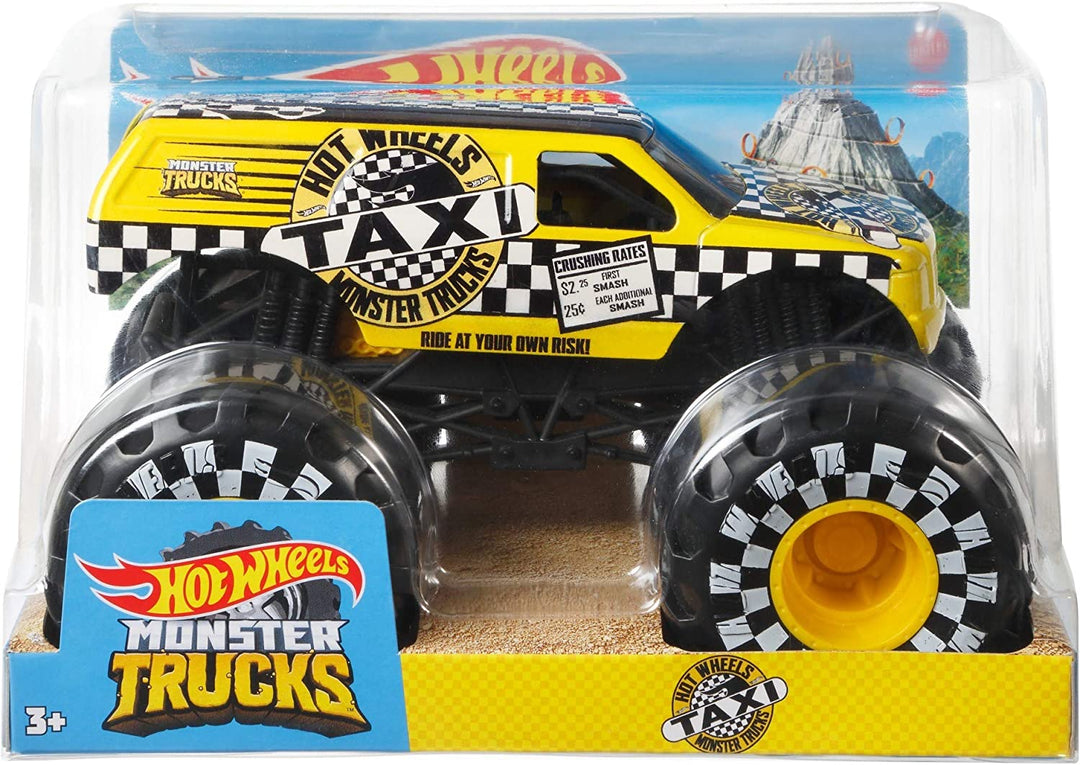 Hot Wheels Monster Trucks Druckguss-Sortiment im Maßstab 1:24 für Kinder im Alter von 3 4 5 6 7 Jahren