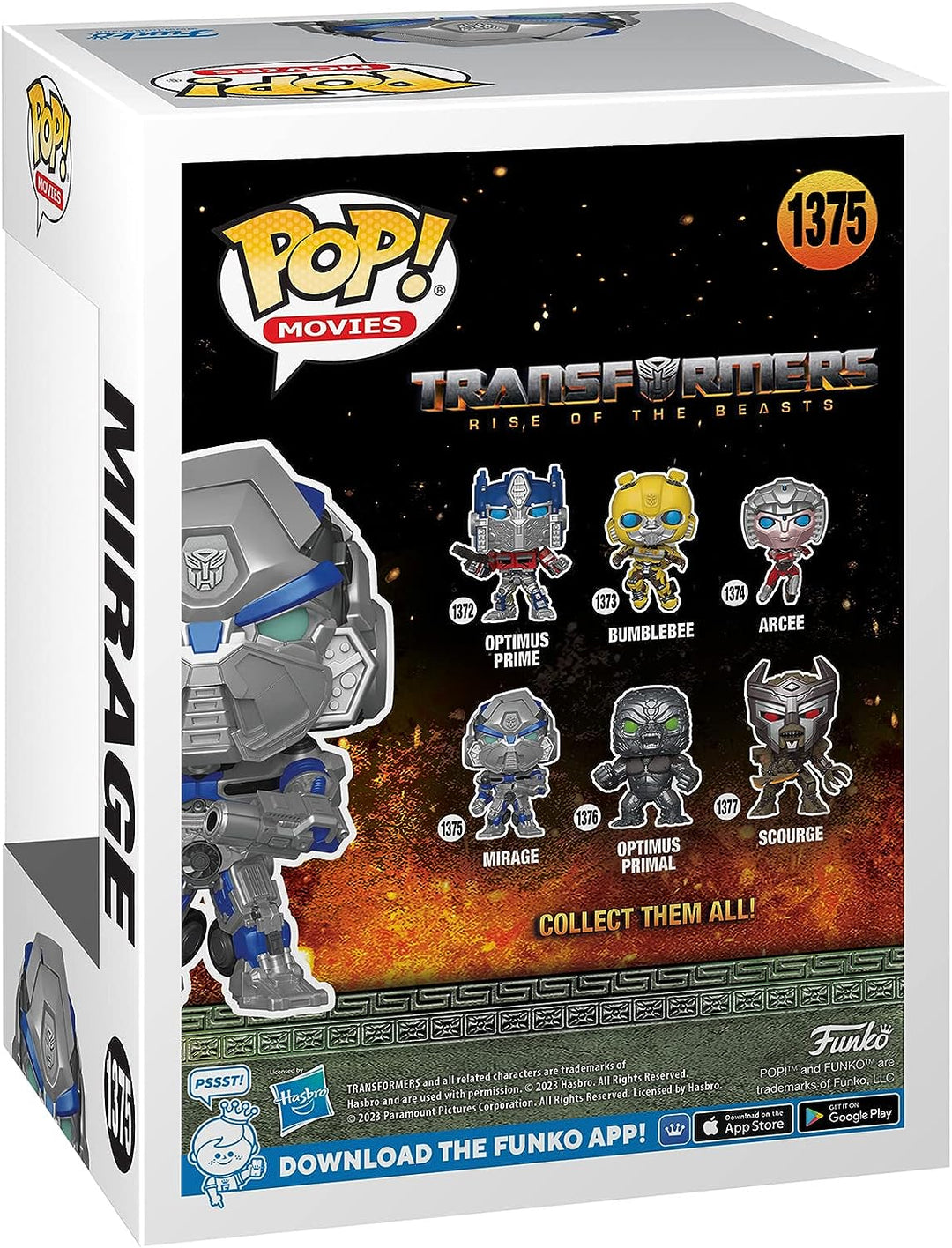 Funko POP! Movies: Transformers: Rise Of The Beasts - Mirage - Collectable Pop! Vinyl