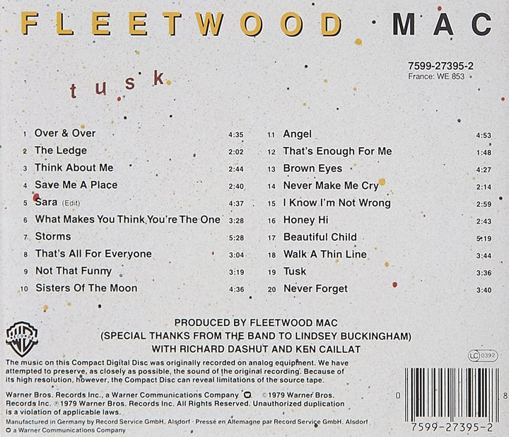 Fleetwood Mac – Tusk [Audio-CD]