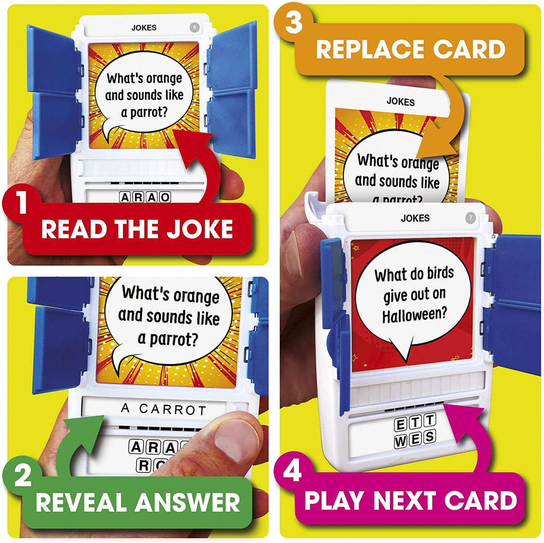 100 PICS Jokes Travel Game - Family Brain Teasers, Pocket Puzzles For Kids And Adults