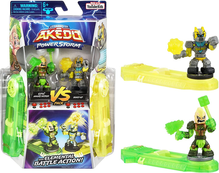 Legends of Akedo: Powerstorm Versus Pack – Epische Angry Astrid Vs Boot-Up Warrior-Figuren