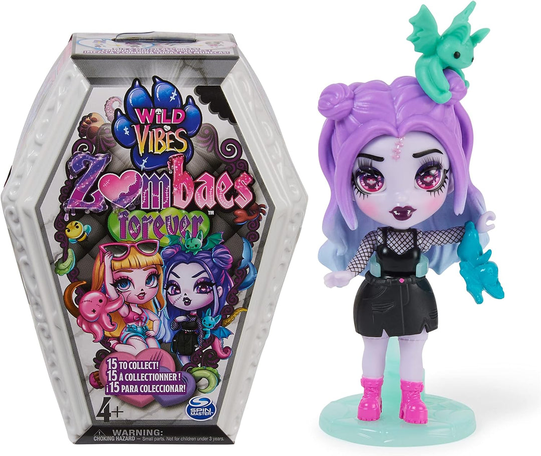 Zombaes Forever 6068189, Wild Vibes, Zombie Collectible Figure, Doll Accessories