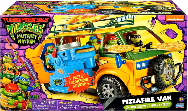 Teenage Mutant Ninja Turtles Mutant Mayhem – Pizzafeuer-Lieferwagen-Spielset