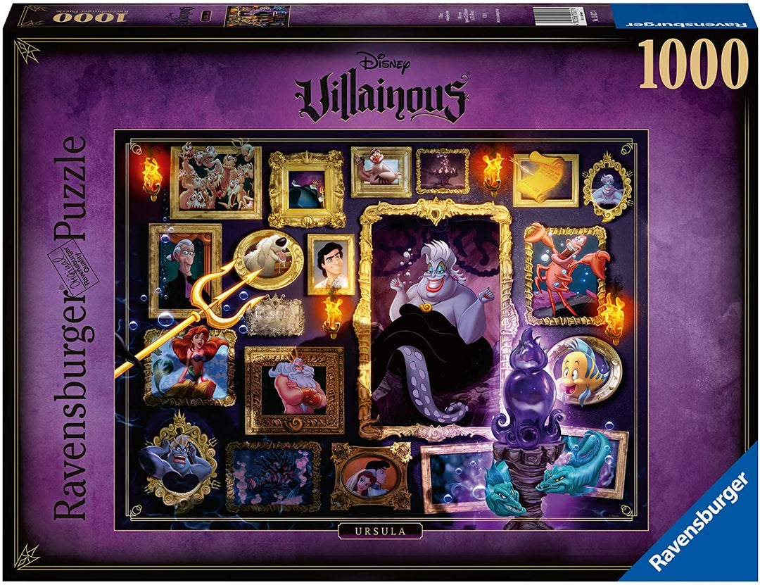 Ravensburger Disney Villainous Ursula 1000-teiliges Puzzle für Erwachsene